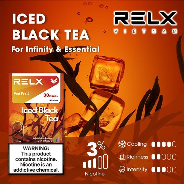 RELX電子煙彈-Relx infinity悅刻電子煙冰紅茶口味