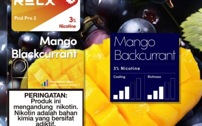 RELX電子煙彈-Relx infinity悅刻電子煙芒果黑加侖口味