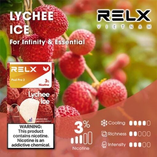 RELX電子煙彈│悅刻煙彈糖果六代Relx infinity -荔枝口味